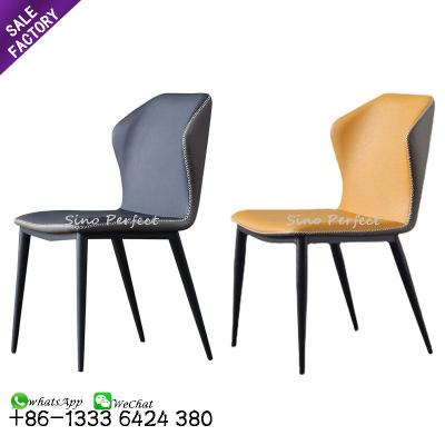 China Other Simple Modern Furniture Designs Contemporary Home Furniture Leather Luxury Dining Chair for sale