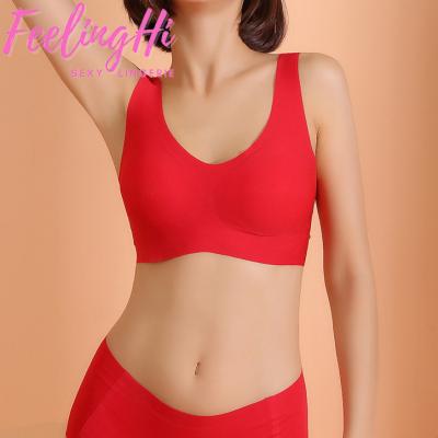 China FEELINGHI One Piece Sellers Comfort Sexy Padded Cup Plus Size Women Seamless Underwear For Women for sale