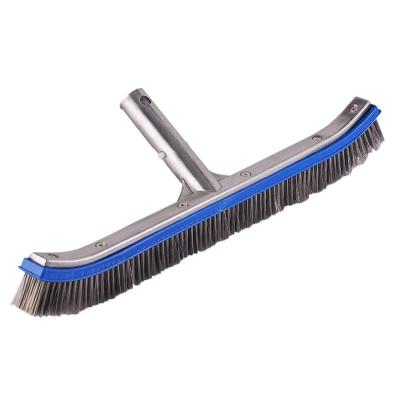 China Heavy Duty High Quality Premium Strong Bristle Brush Pool Brush With Aluminum Back for sale