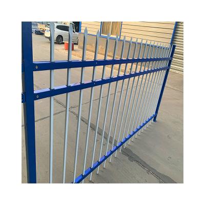 China Easily Assembled Ornamental Zinc Steel Wrought Iron Fencing Powder Coated Gate for Sale for Decoration and Waterproof Rot Proof for sale