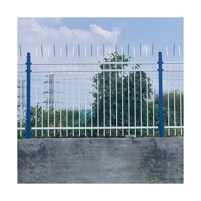 China Easily Assembled Metal Fencing Panel Heavy Duty Galvanized Steel Square Tube Zinc Steel Fence for sale