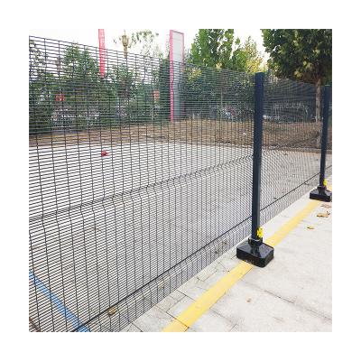 China Easily Assembled Powder Coated High Security clear view galvanized curvey anti climb 358 fence for sale