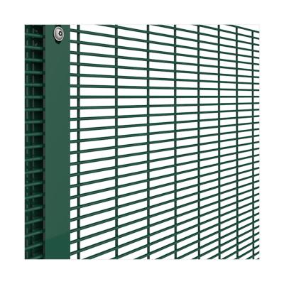 China Easily Assembled Prison Airport Clear View Welded Wire Mesh 358 Anti Climb Security Fence Panels for sale