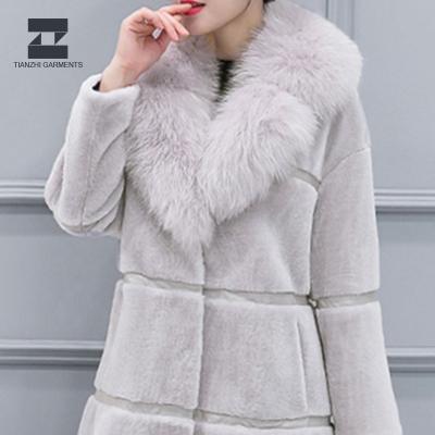 China Various Size Anti-Shrink Cost Price Long Faux Fur Coat Fashion Jacket Coat for sale