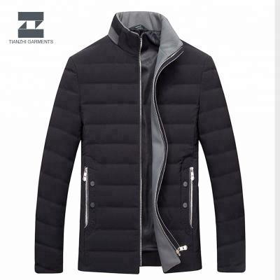 China Sustainable Fashion Quilted Men's Winter Padded Jacket for sale