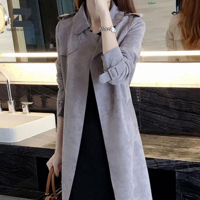 China China Wholesale Women Anti-Shrink Long Thin Ditch Coat Spring for sale