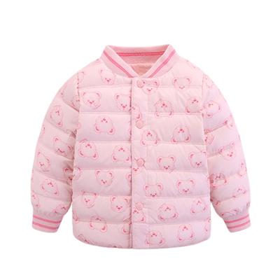 China New Design Girls Breathable Jacket AW17 Winter White Duck Down Jacket for sale