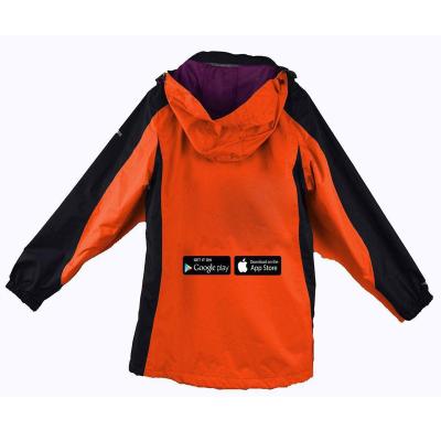 China Custom Made Food Delivery Waterproof Food Delivery Mesh Lined Reflective Logo Uniform Raincoat Suits Men Waterproof Jacket for sale