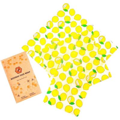 China Eco-Friendly Reusable Washable Biodegradable GOTS Certified Natural Organic Biodegradable Reusable Beeswax Food Matching Wrap for sale