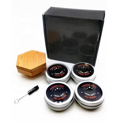 China Best Price Cocktail Fireplace Viable Smoker Wooden Cocktail Chimney Smoker Kit For Drinks for sale