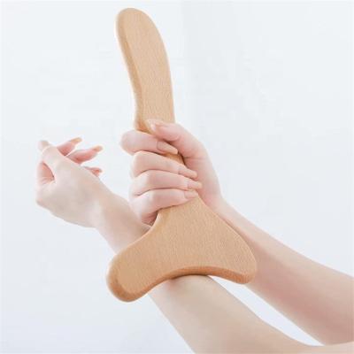 China Factory Supply Factory Supply Body Massage Gua Sha Tools Wooden Therapy Massager Personal Body Care Massager for sale