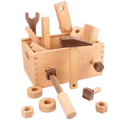 China Wholesale Eco-Friendly Wooden Busy Board Tool Screws Herramienta Para Madera Baby Tools Assembly Kit Mainan Anak Kinderspielzeug Kids Toy for sale