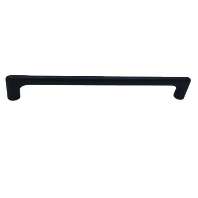 China Modern Cheap Aluminum Handle For Furniture Kitchen Drawer Cabinets Handle Modern Stylish Black for sale