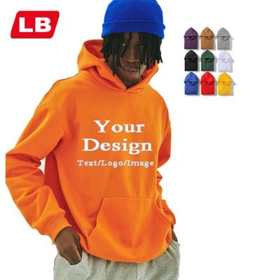 China Wholesale High Quality Custom Anti-Wrinkle Free Sample Mens Hoodie Set Sweatshirt 100% Cotton Long Sleeve Printed Oversized Pullover Hoodies for sale