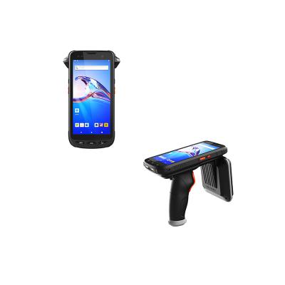 China Handheld RFID Reader with Scan Trigger Enterprise Terminal Handheld PDA Android UHF 3.8V for sale