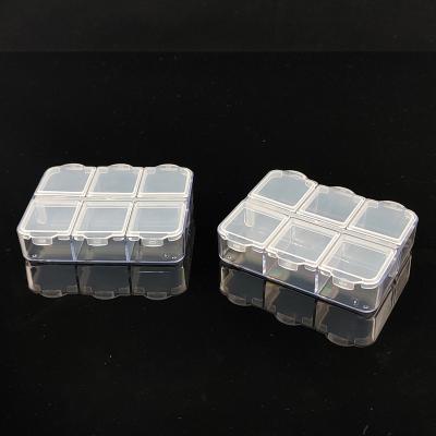 China Portable Medicine Box PP Medicine Box A Week Plastic Travel Medicine Box Pill Case YGP-806 for sale