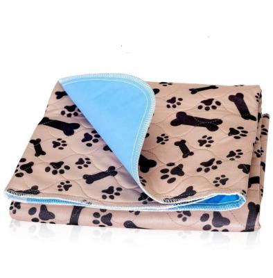 China Pee Pads Dogs Waterproof Reusable Hot Washable Non-slip Puppy Potty Training Reusable for sale