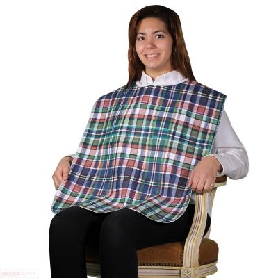 China PVC Adult Crumb Catcher Single Apron Waterproof And Reusable Bib Bib for sale