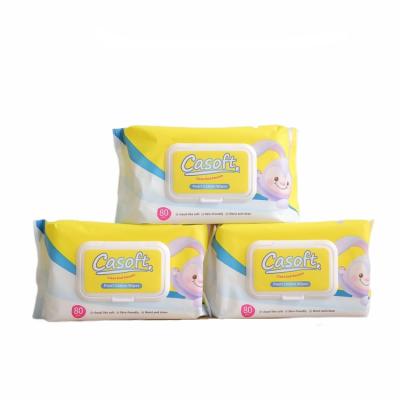 China Wholesale Disposable Travel Nonwoven Cheap Sensitive Clean Baby Wet Cloth for sale