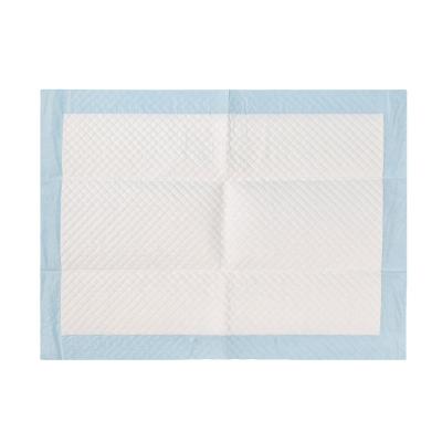 China Baby Diapers Travel Baby Diaper Changing Pads Baby Blue 33x45 Disposable Waterproof Nonwoven Pads Underpads for sale