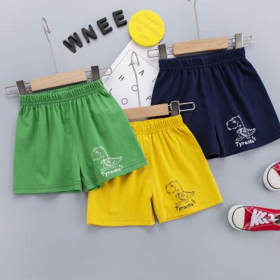 China Custom Unisex Kids Cartoon Casual Short pants Cotton Baby Boy wholesale summer Pure color children for sale