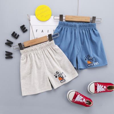 China Custom Unisex Kids Short pants Cotton Baby Boy wholesale summer Pure color children Casual cute Cartoon for sale