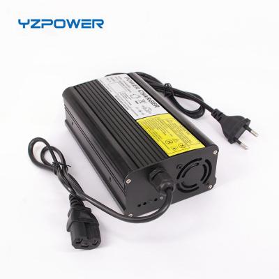 China LED indicator YZPOWER lithium battery charger output 67.2v4a CC/CV 60V 4A 60 volt CE short circuit protection high electrical OVERCURRENT for sale