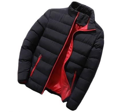 China 2021 winter fashion chunky solid chunky parka jackets men's viable stand collar male jacket men coated man clothing parkas for sale