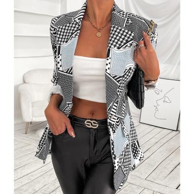 China 2021 hot style women's fall print loose suit Anti-wrinkle and two-piece suit for sale