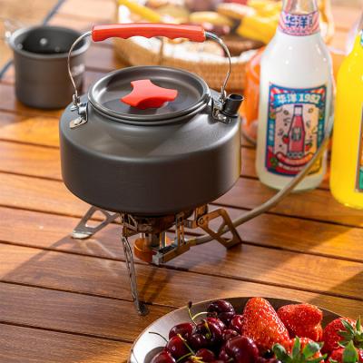 China Wholesale Price 1l Outdoor Furniture Aluminum Kettle Kettle Camping Tea Kettle for sale