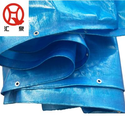 China Waterproof Weather Resistant 50' x 100' UV Protected Blue Poly Tarp Cover for sale