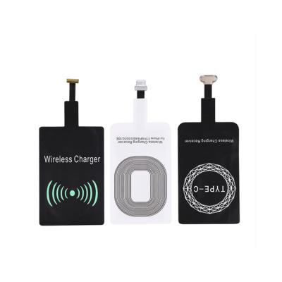 China High Quality Compatible Cell Phone Coil Qi Wireless Charger Receiver Adapter Fast Charging Charging Receiver For All Mobile Phone for sale