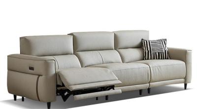 China Italienische Leicht-Luxus-Moderne Elektro-Ledersofa, Komfortable PU-Ledersofa, 288/300/320/340*95*88CM zu verkaufen