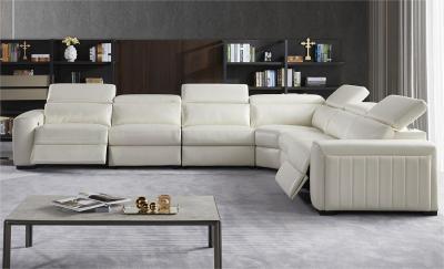 China MINBO Customized High-End First-Layer Cowhide Electric Functional Living Room Sofa (130*130*130cm) for sale