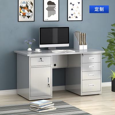 China Xinlongfei 201/304 Stainless Steel Customized Drawer-Type Cashier With Lock Office Computer Desk for sale