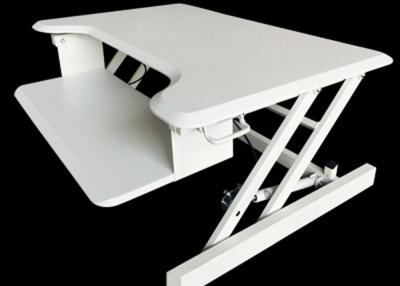 China Ergonomic Techniques Modern Computer Desk 800 * 520mm In Black / White for sale