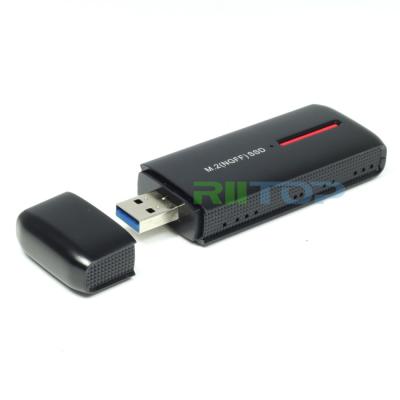 China External USB3.0 NGFF Enclosure NGFF M.2 SSD To USB 3.0 Case For M.2 NGFF B B+M Key for sale