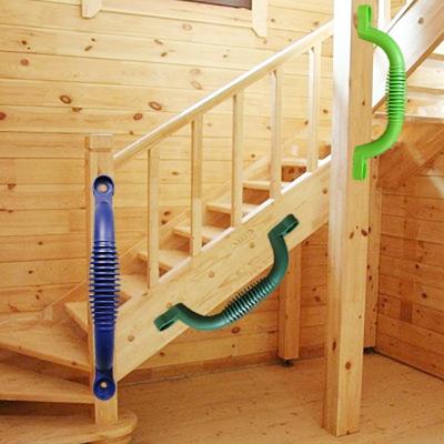 China Plastic Railing Customization Wholesale Kids Playground Handles Accessories Safety And Non-slip Dark Blue Grip for sale