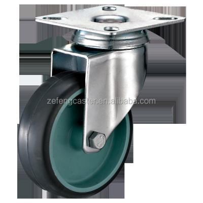 China General Light Duty Equipment Light Duty Casters With Mini TPR Wheels for sale