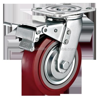 China High Load Situation Heavy Duty Casters With PU Wheel for sale