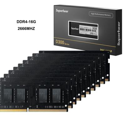 China Original 10-Pack Superheer High Performance 16gb 2666Mhz Chips Gen 4 Motherboard Laptops Desktop Memory Module Working DDR4 Ram for sale