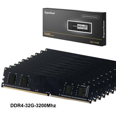 China Original Superheer High Performance DDR4 Ram 32gb 3200mhz [10-Pack] Gen 4 Chips Desktop Motherboard Work Desktop Memory Module for sale