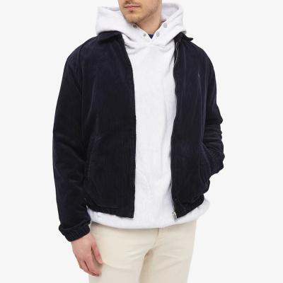 China High Quality OEM Logo Men's Plus Size Jacket Coat Corduroy Bomber Jacket Coat Custom Made Viable For Men for sale