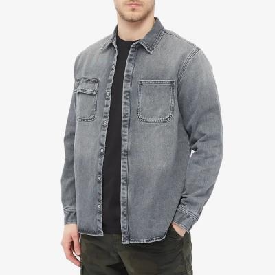 China Custom Made Viable OEM Logo Men's Plus Size Jacket Jeans Coat High Quality Denim Jacket Coat For Men for sale