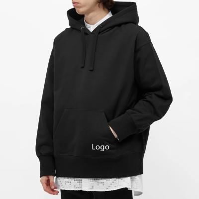 China OEM Custom Men's Plus Size Plain Hoodies Anti-Wrinkle Jogging Mens Sweatshirts Classic Black Plain Hoodie For Man for sale