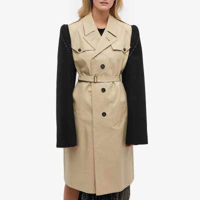 China OEM Logo Plus Size Women's Workable Custom Trench Coats Oversized Girls Long Coat For Women for sale