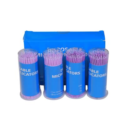 China Dental Regional Disposable Eyelash Microbrushes Disposable Dental Microbrush Wick for sale