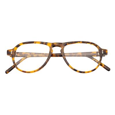 China 2021 new arrival retro fashion round glass mazzucchell acetate eyewear for sale