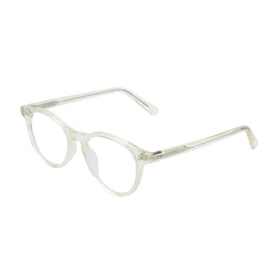 China Retro Anti Blocking Blue Light Filter Glass Computer Acetate Clear Glasses For Kids for sale