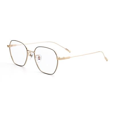 China Retro Korean Prescription Eyeglasses Eye Glass Titanium Frames for sale